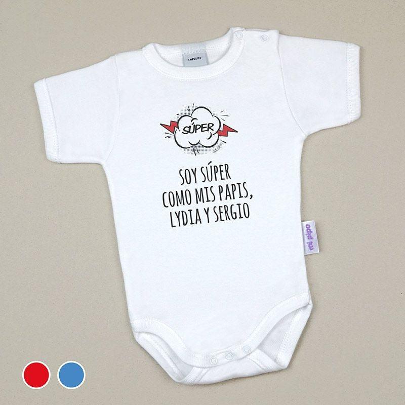 Body Bebé Soy Súper como Papis - Nanetes #